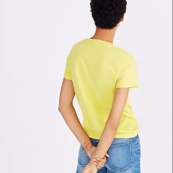 Madewell Embroidered Palm Radio Boxy Tee- Size Small - Picture 2 of 7